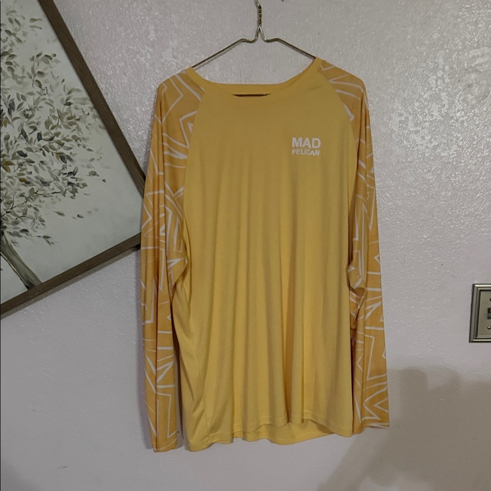 Yellow Graphic Long Sleeve Tee